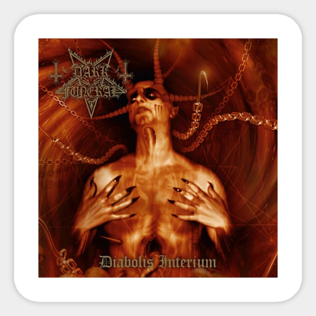 Dark Funeral Diabolis Interium 1 Album Cover Sticker by Mey X Prints